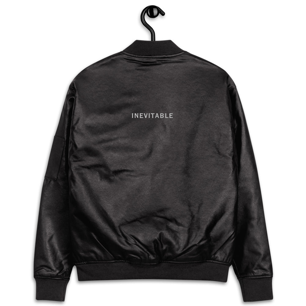 Leather Bomber Jacket
