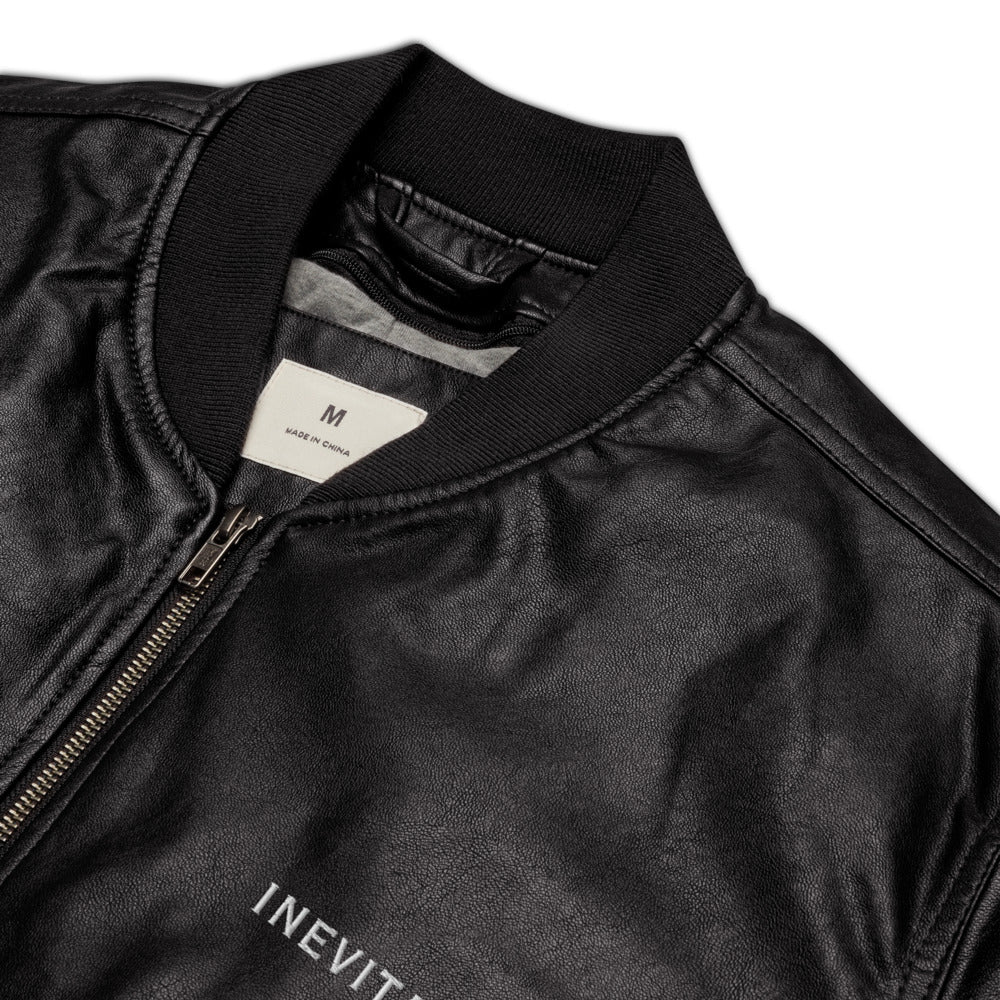 Leather Bomber Jacket