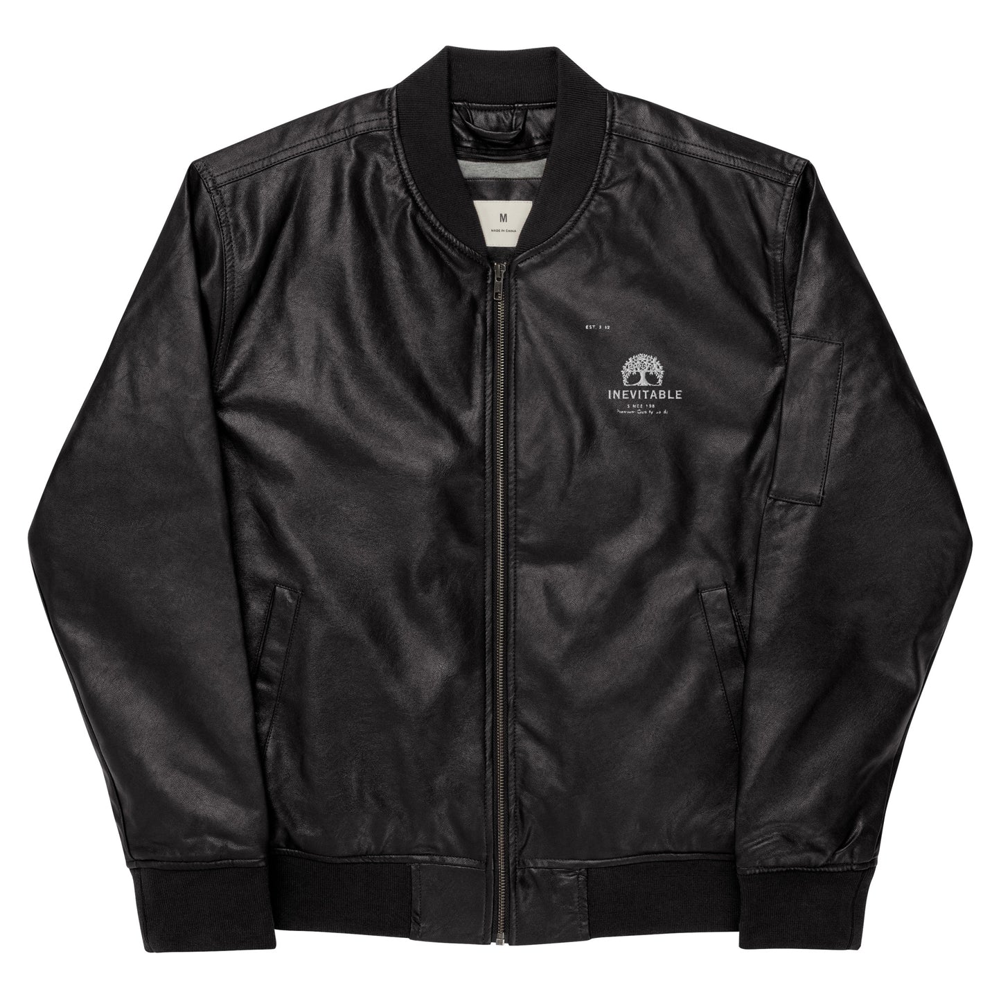 Leather Bomber Jacket